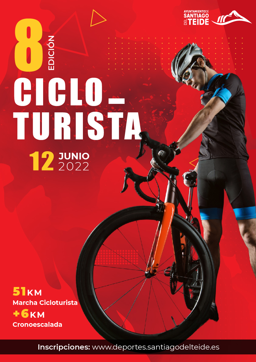 SE ABREN LAS INSCRIPCIONES PARA PARTICIPAR EN LA VIII EDICIÓN DE LA CICLOTURISTA DE SANTIAGO DEL TEIDE