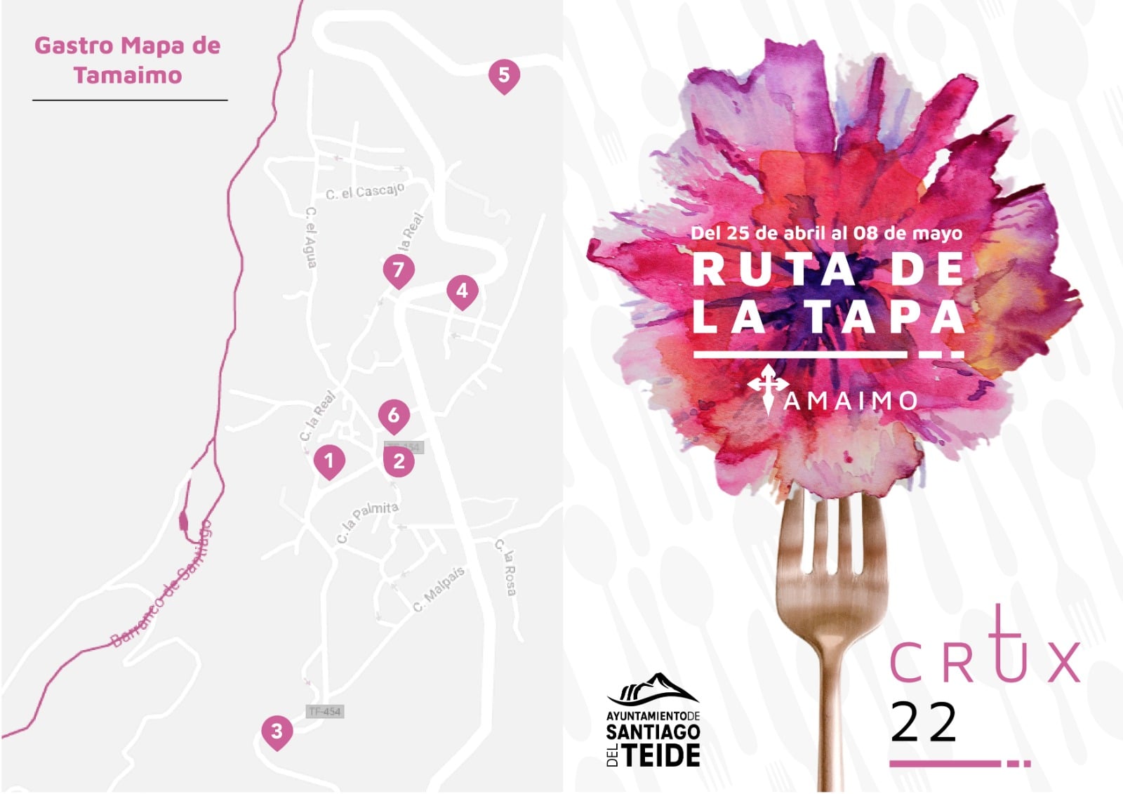 SE PONE EN MARCHA LA RUTA DE LA TAPA INTEGRADA EN EL EVENTO CRUX22