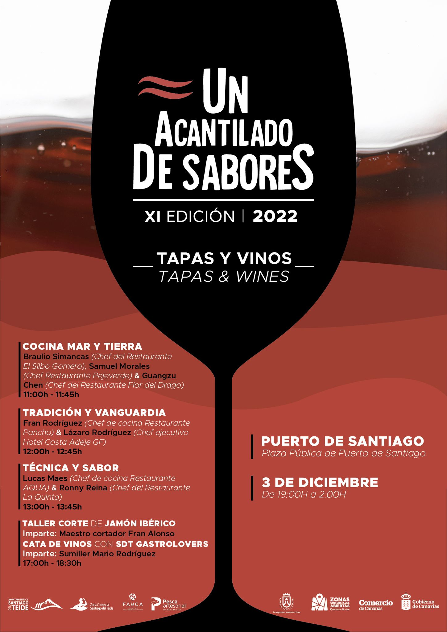 Un total de 12 restaurantes y 8 bodegas participarán en el evento Tapas y Vinos
