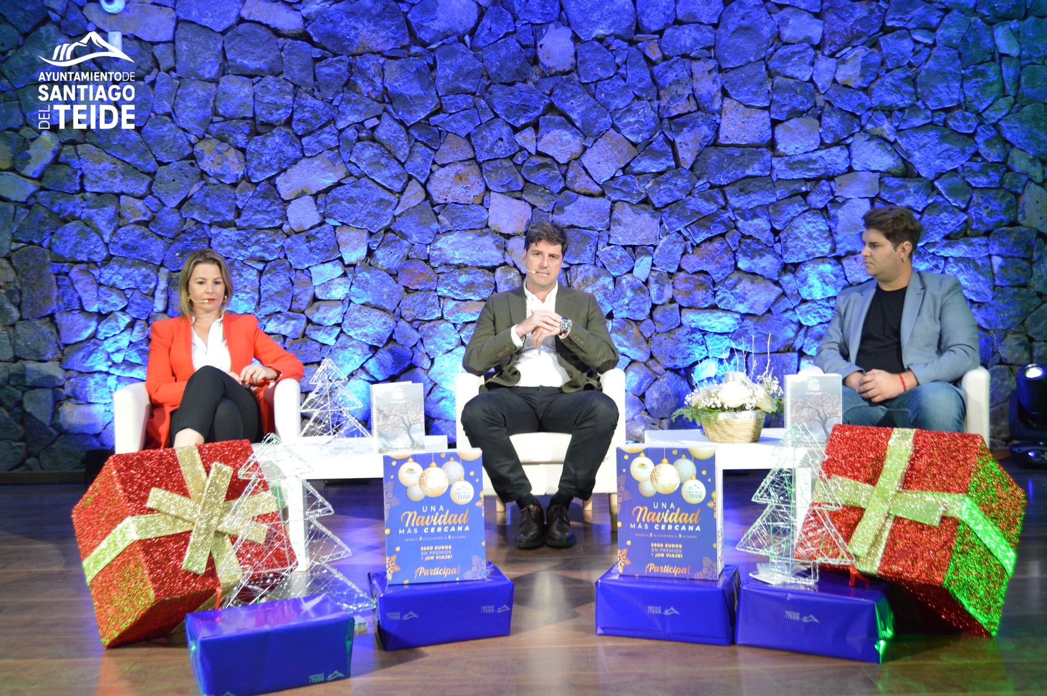 El alcalde presentó el programa de Navidad 2022-2023 de Santiago del Teide