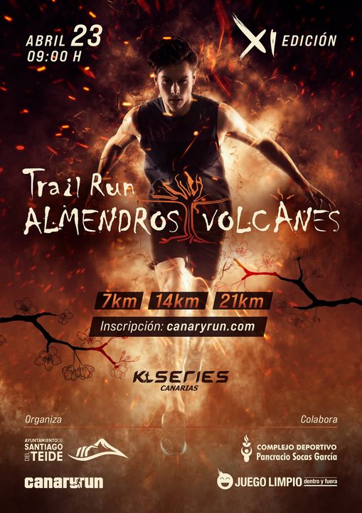 Más de 400 atletas participarán este domingo en la XI edición del Trail Run Almendros y Volcanes