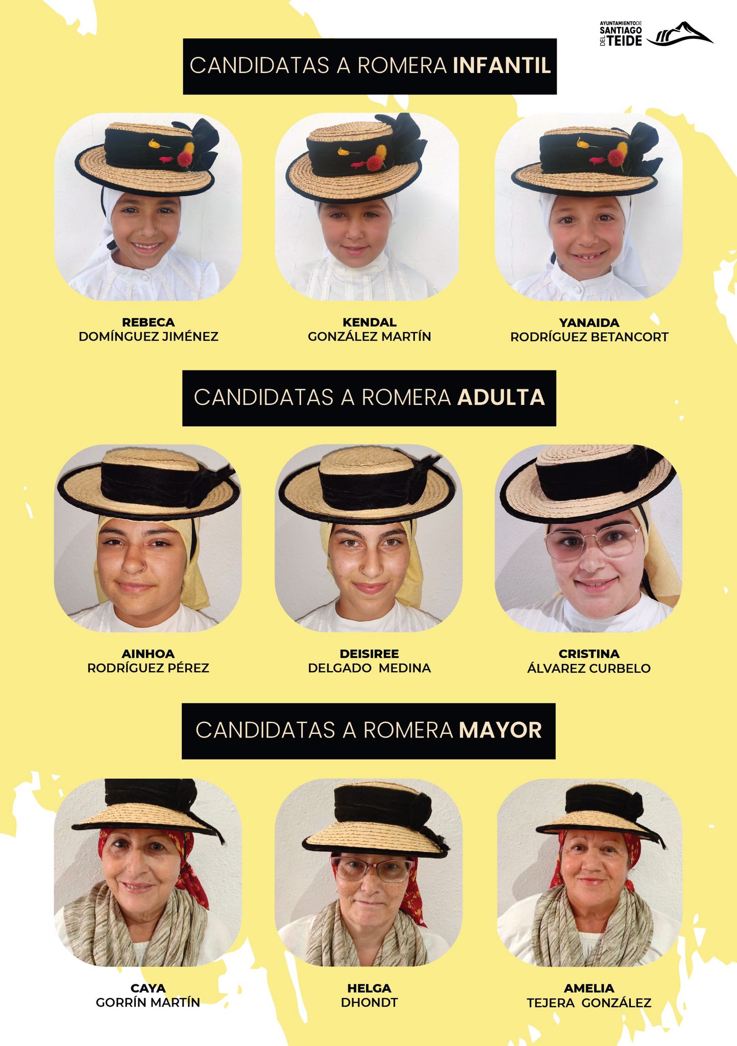 El municipio elige este viernes a sus Romeras Infantil, Adulta y Mayor