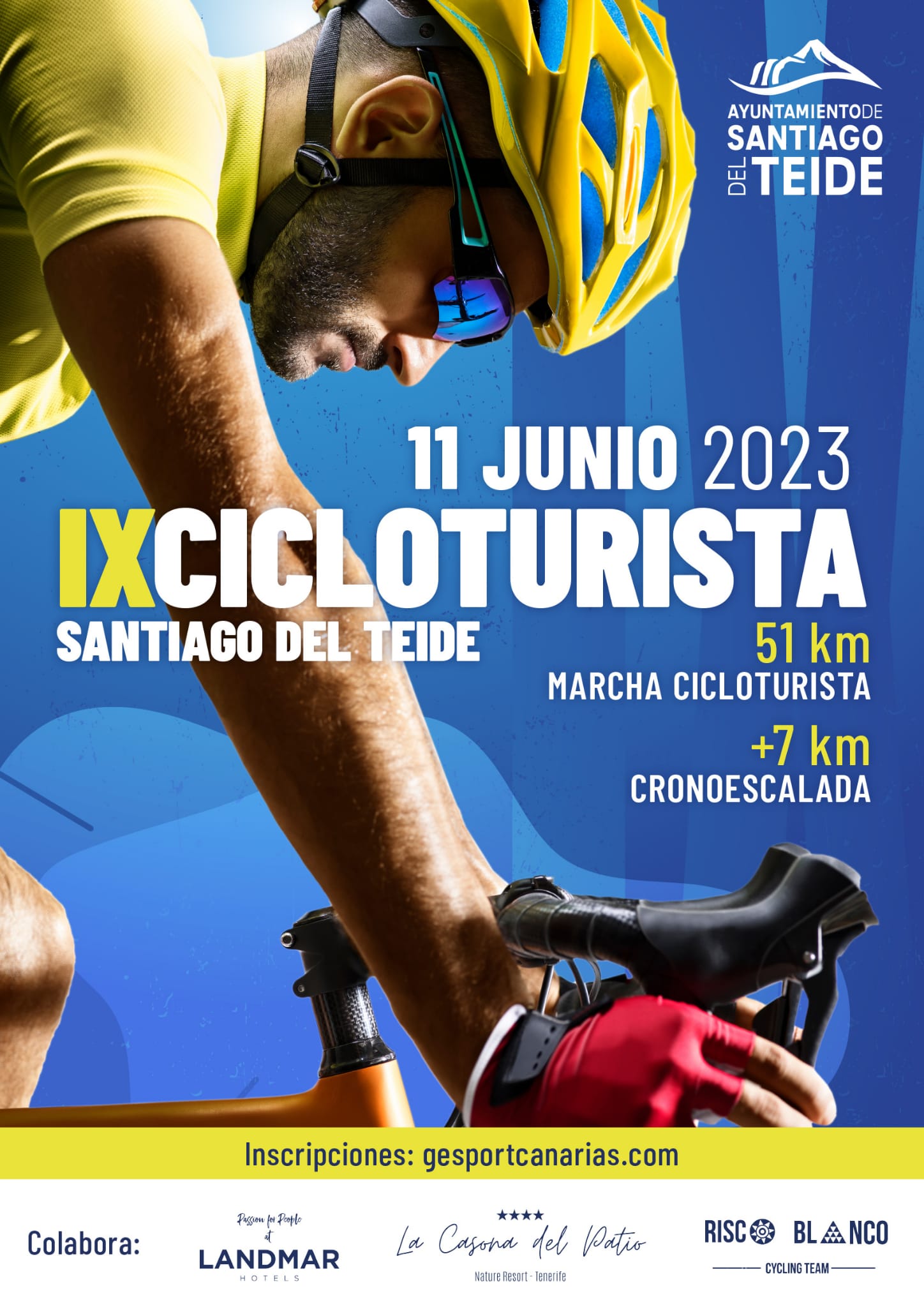 Se abren las inscripciones para participar en la IX edición de la Cicloturista de Santiago del Teide