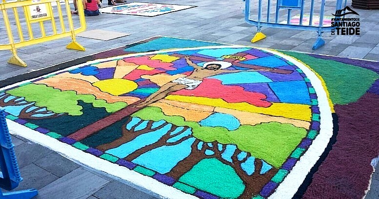 Santiago del Teide se prepara para la celebración del Corpus Christi