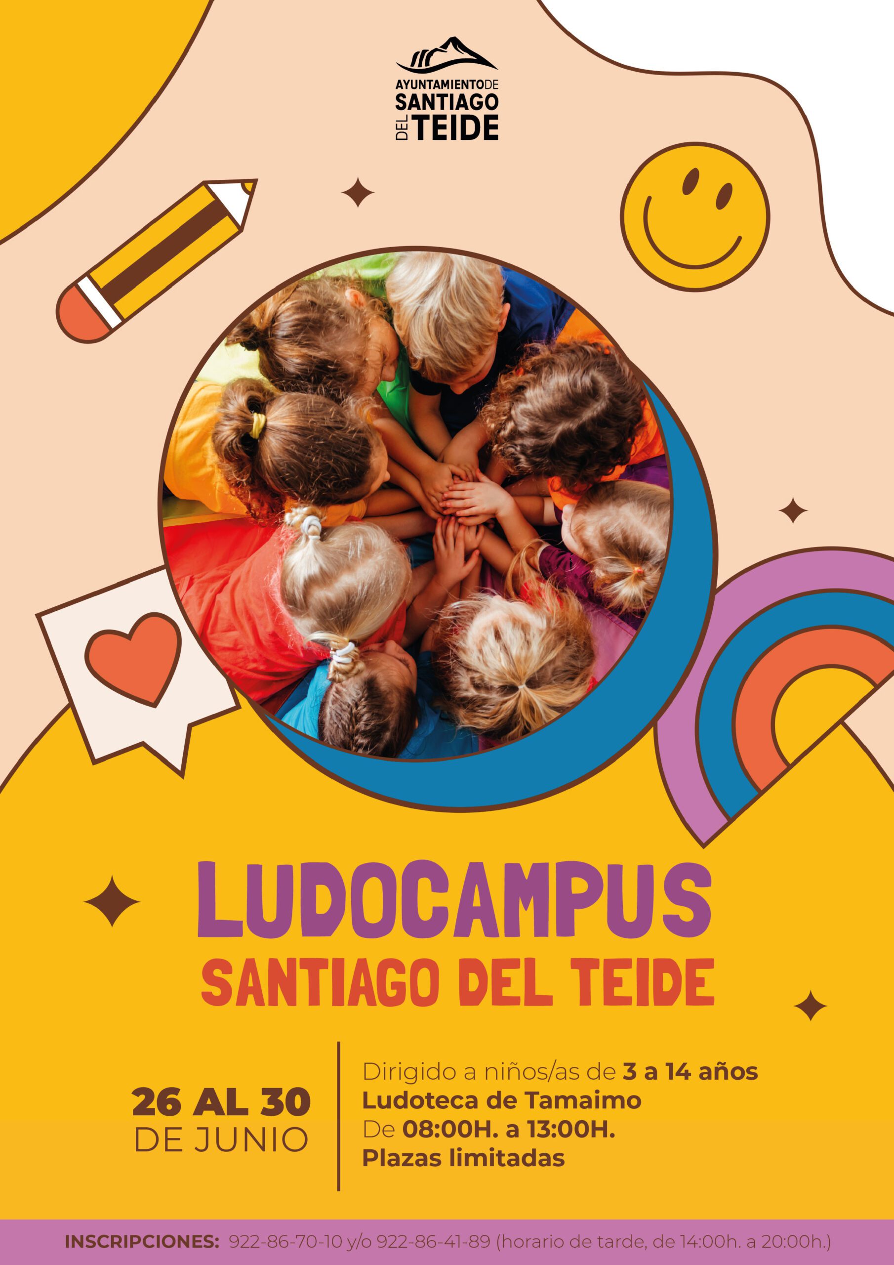 El ayuntamiento organiza el campamento infantil “Ludocampus Santiago del Teide 2023”