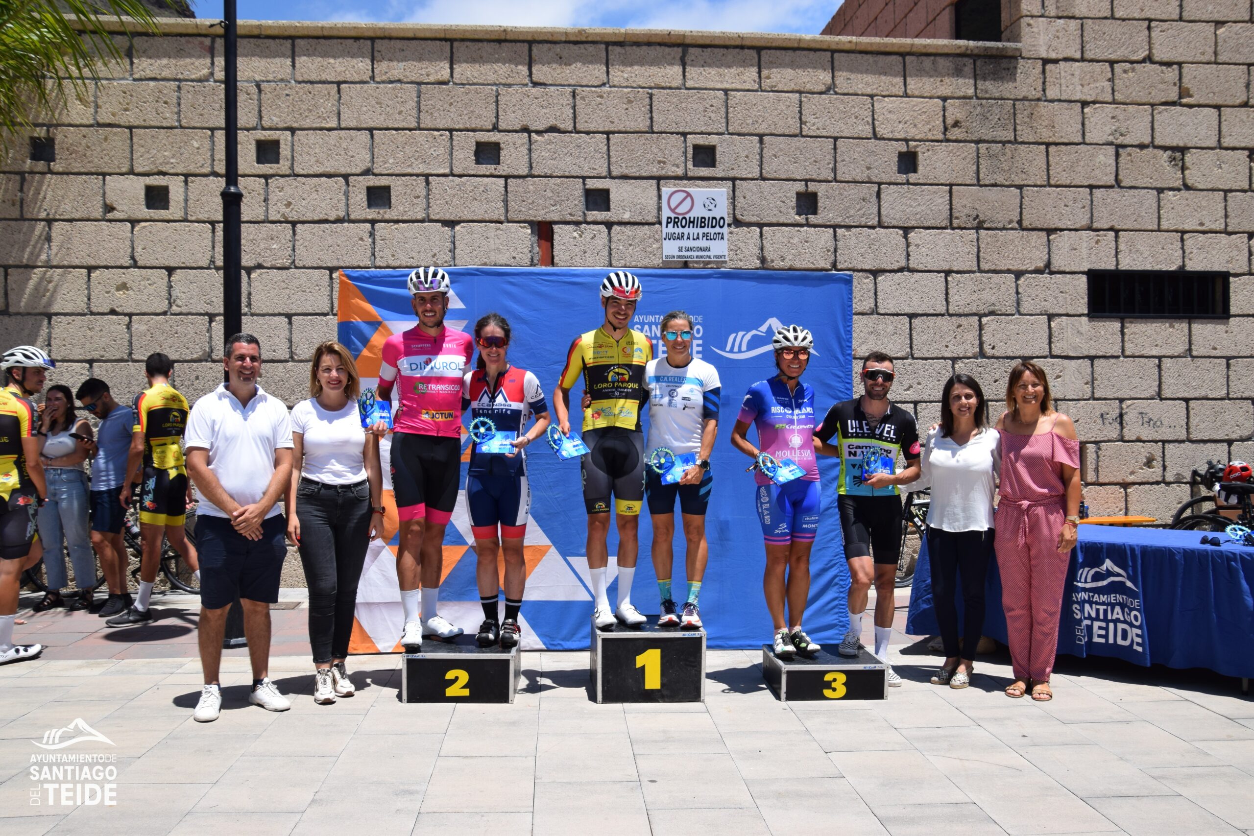 El ciclista Sergio Abreu, ganador de la IX Marcha Cicloturista de Santiago del Teide