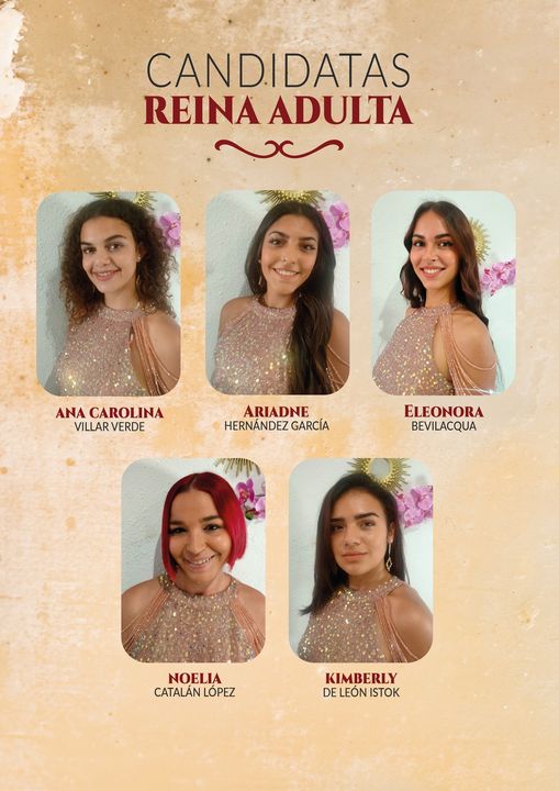 Candidatas Reina Adulta Fiestas Patronales Santiago Apostol 2023
