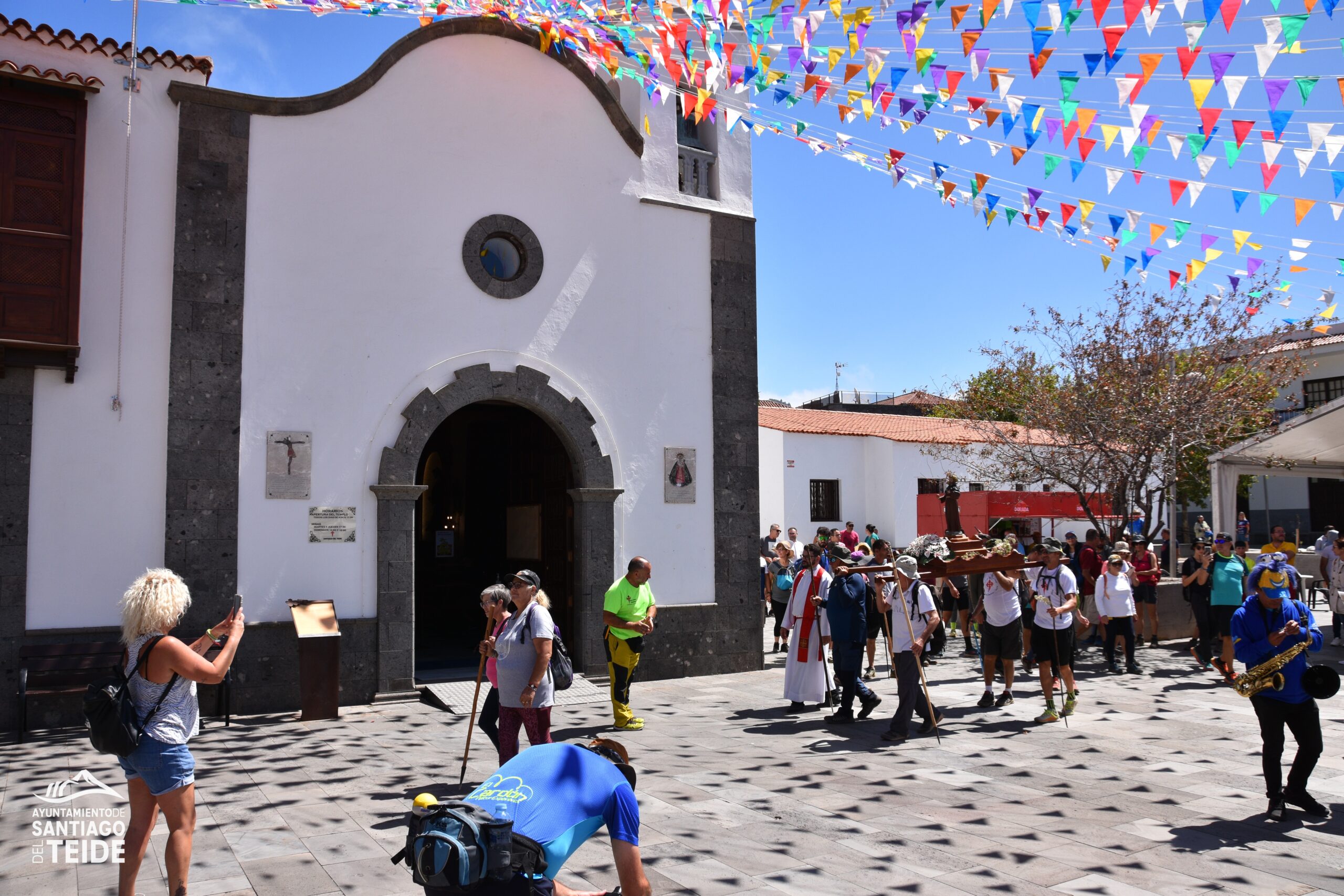 Un nutrido grupo de peregrinos participaron un año más en la Ruta Jacobea Tinerfeña 2023