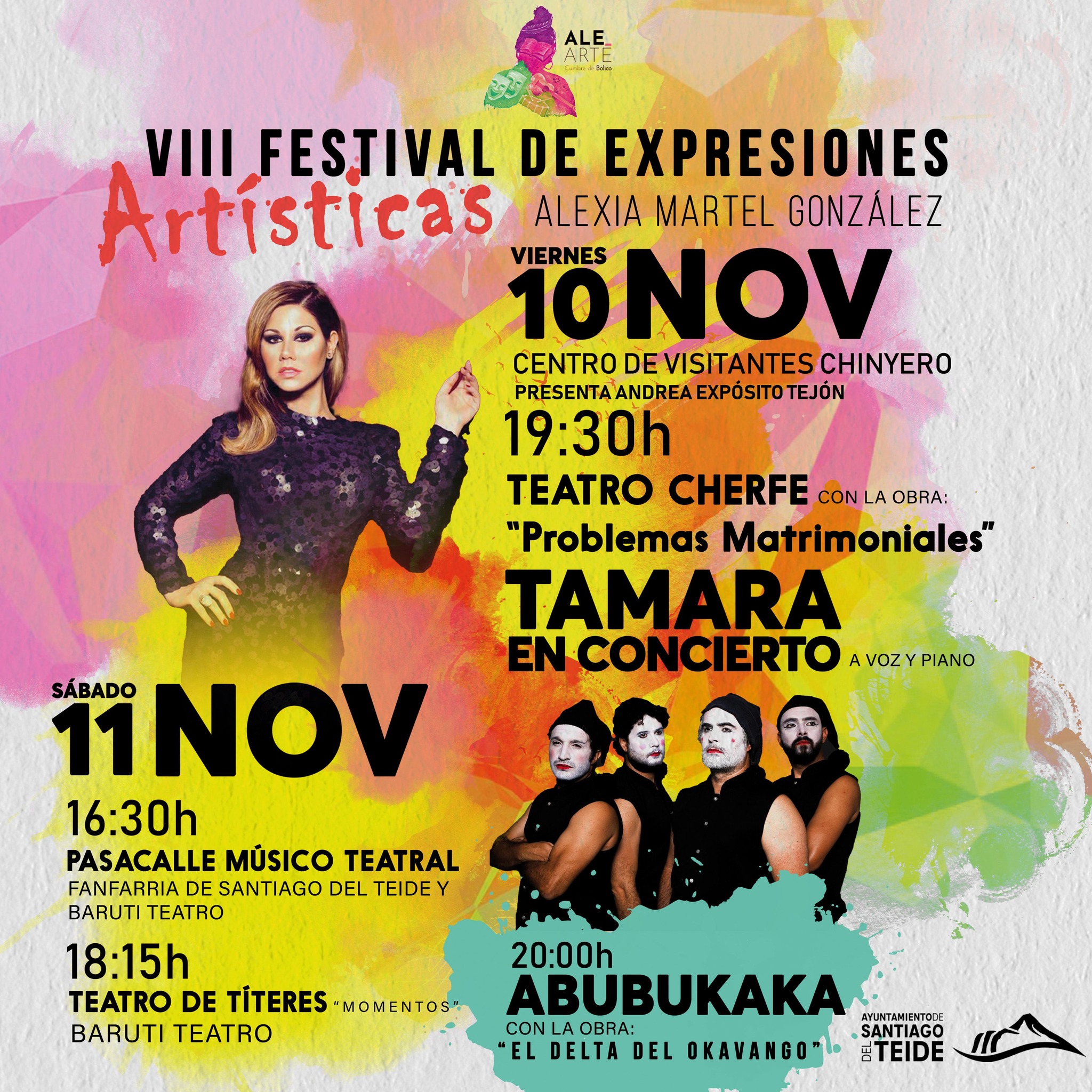 El municipio celebra Ale-Arte Cumbre de Bolico, VIII edición del Festival de Expresiones Artísticas Alexia Martel González