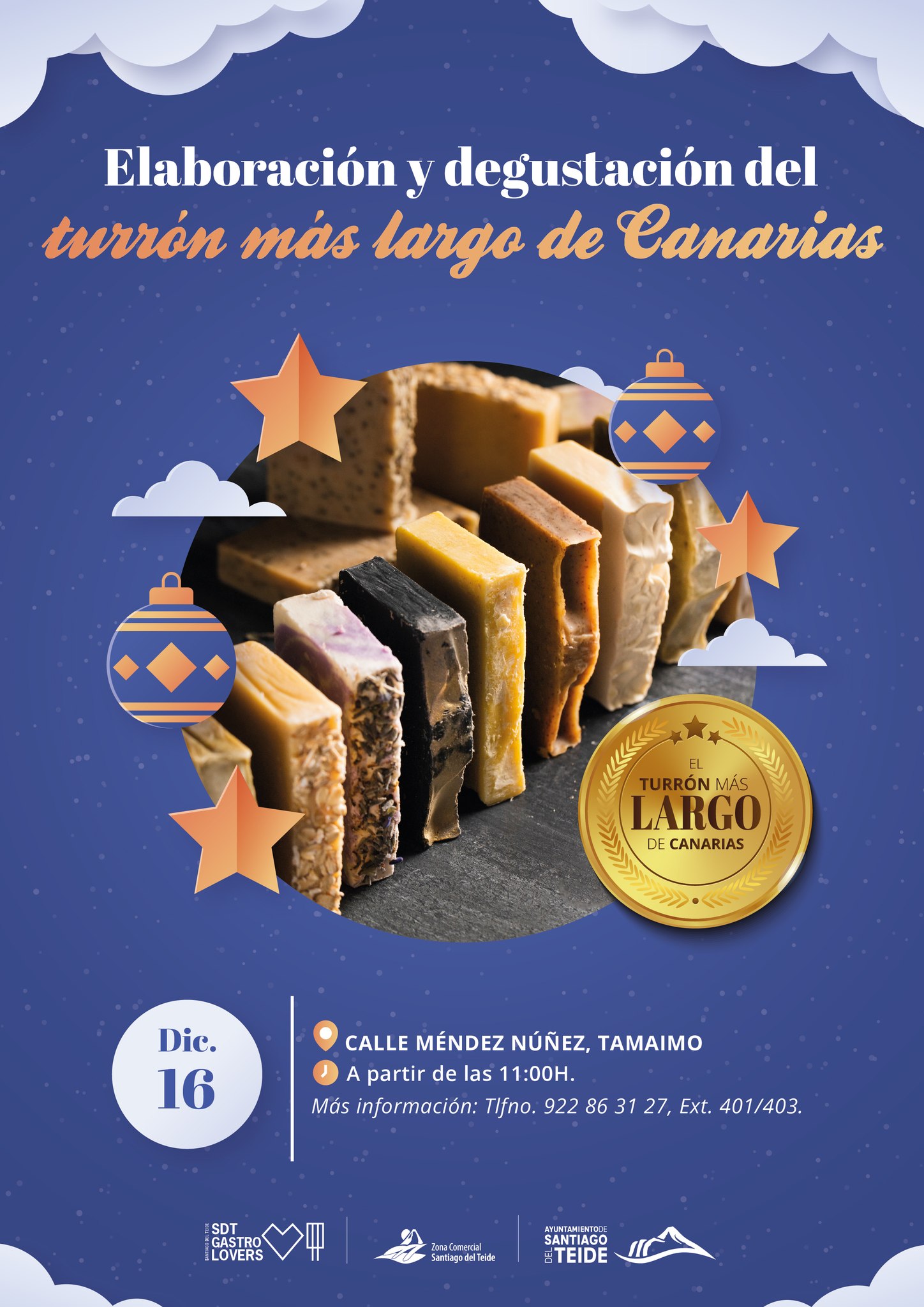 Santiago del Teide elaborará el turrón más grande de Canarias