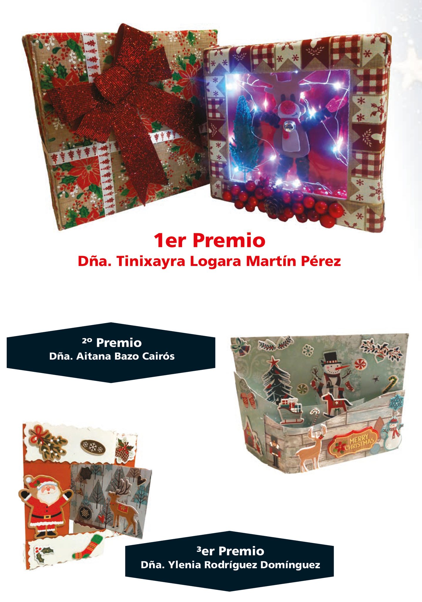 Tinixayra Logara Martín, ganadora del XVIII Concurso de Postales Navideñas 2023