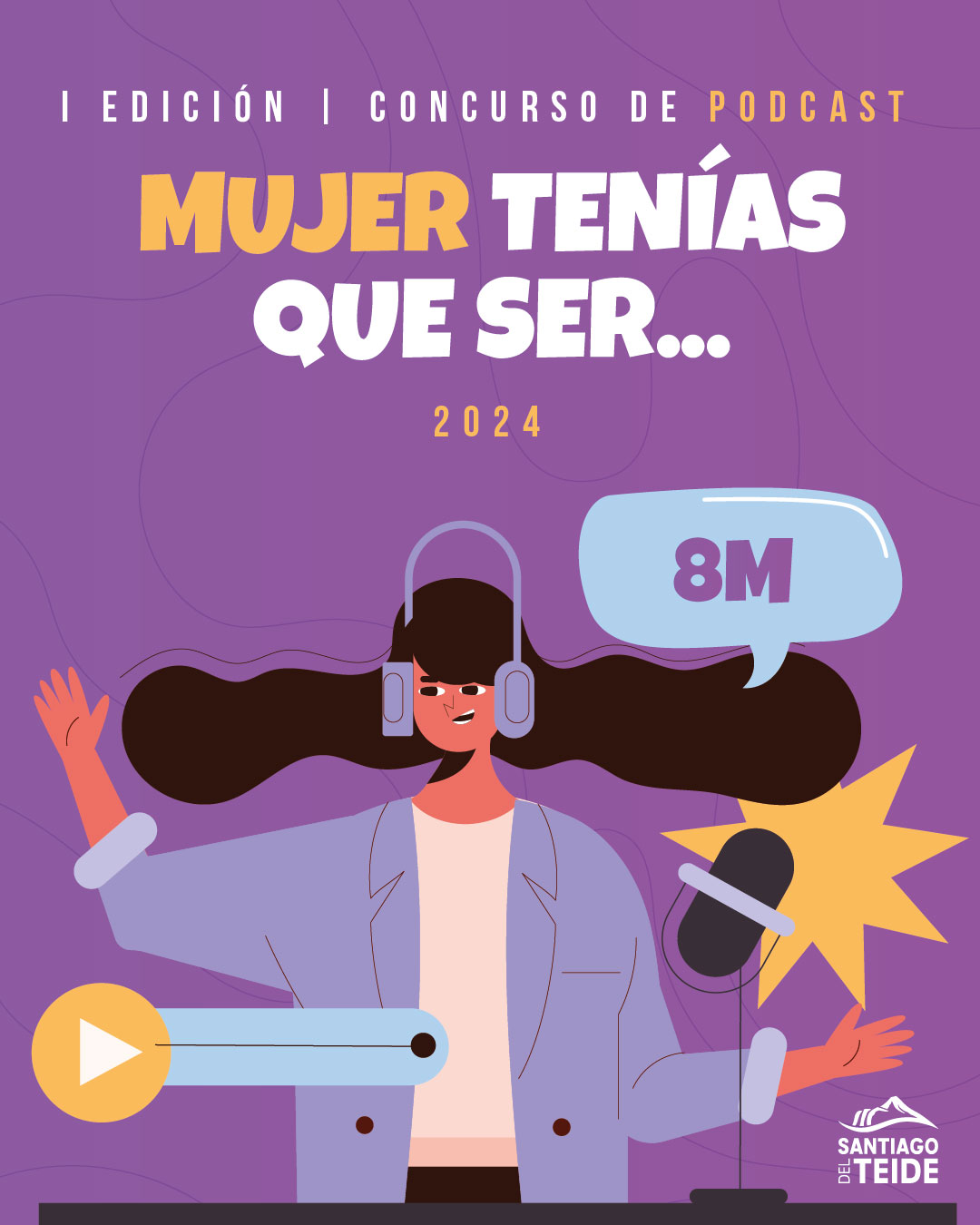 Abierto el plazo para participar en el I Concurso de Podcast «Mujer tenías que ser 2024»