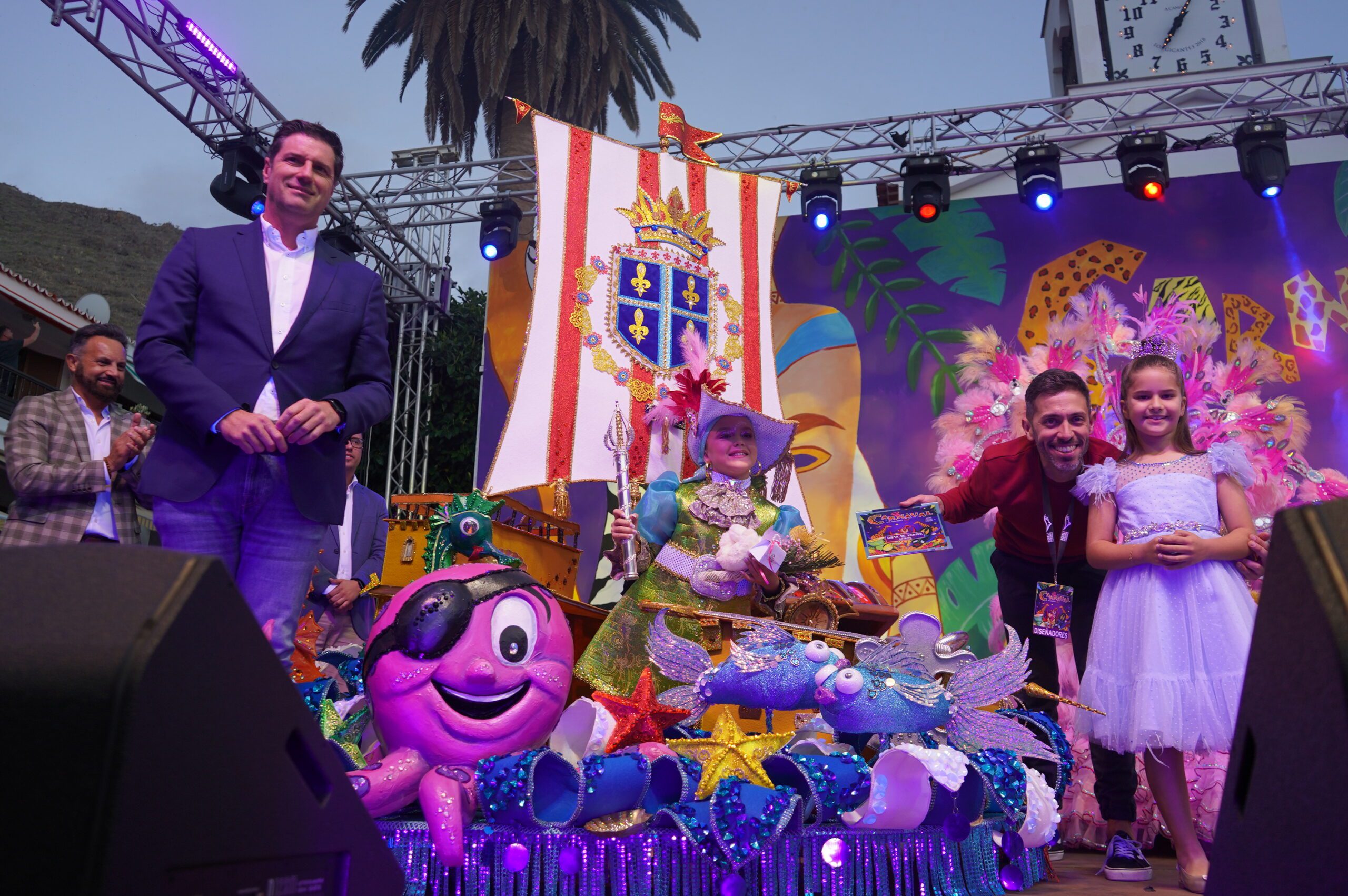Sofía González Fernández, nueva Reina Infantil del Carnaval de Los Gigantes 2024