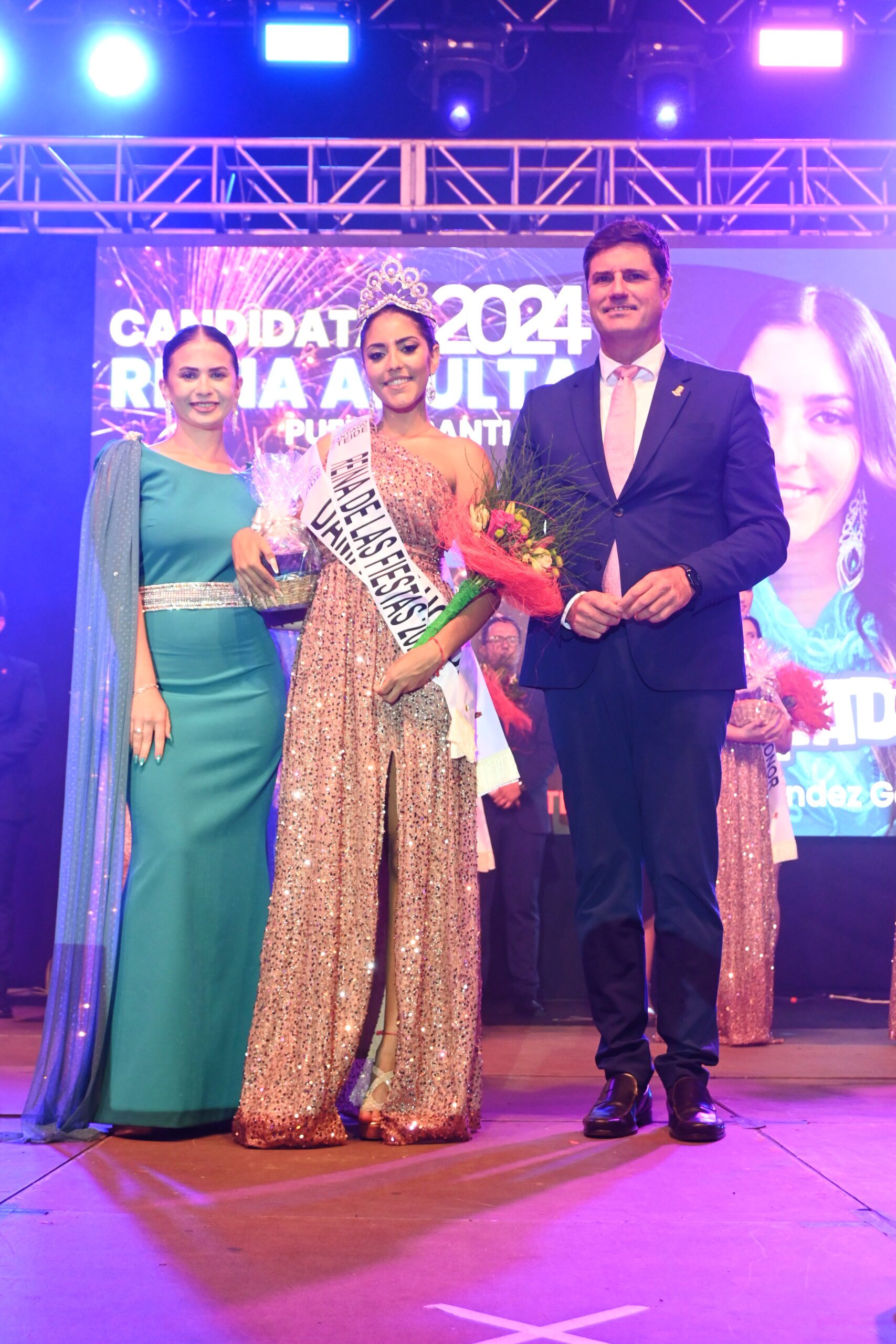 Ariadne Hernández García, nueva Reina Adulta de las Fiestas del Carmen 2024 de Puerto de Santiago