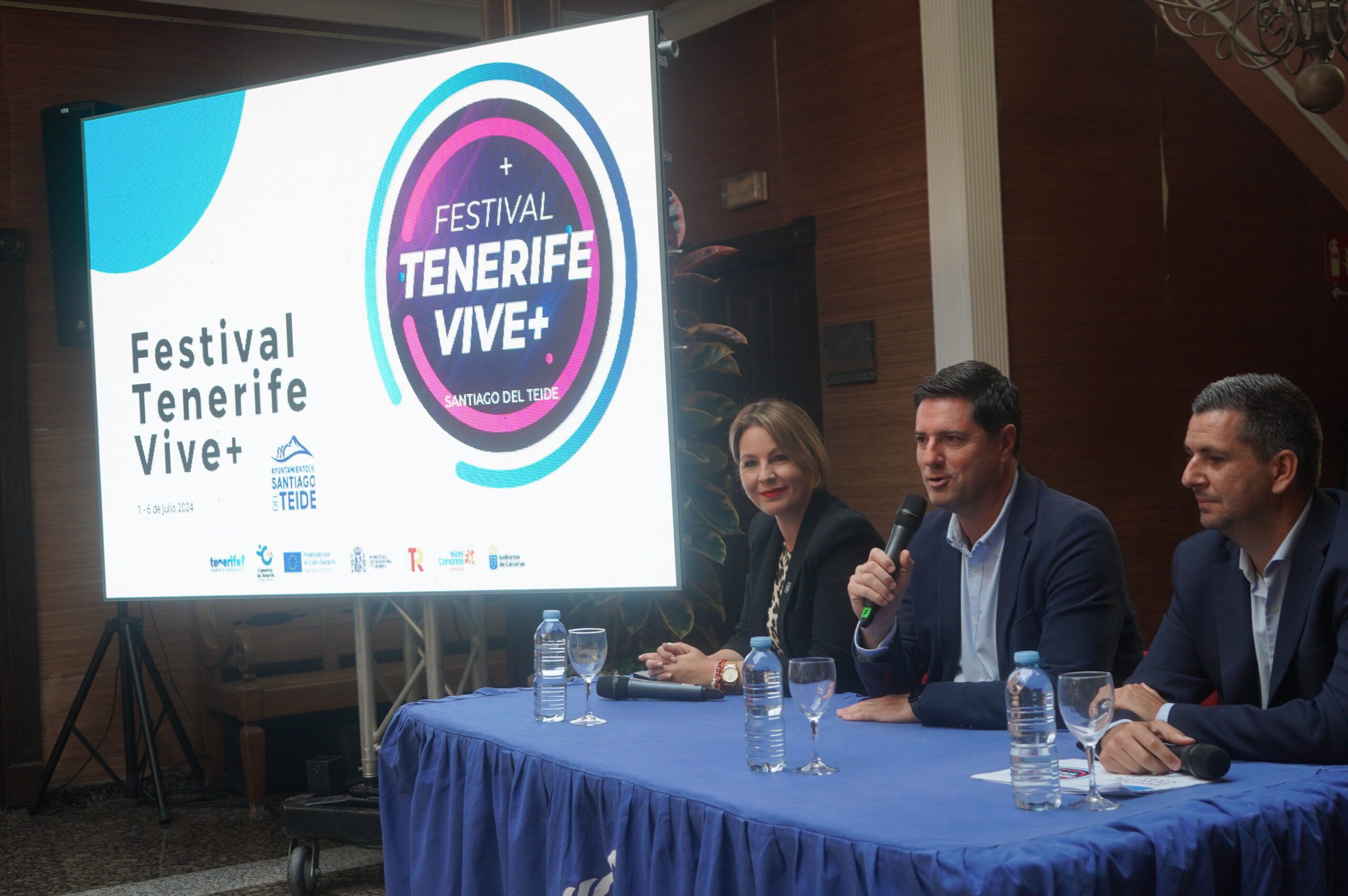 El alcalde presenta la I edición del Festival Tenerife Vive+Santiago del Teide