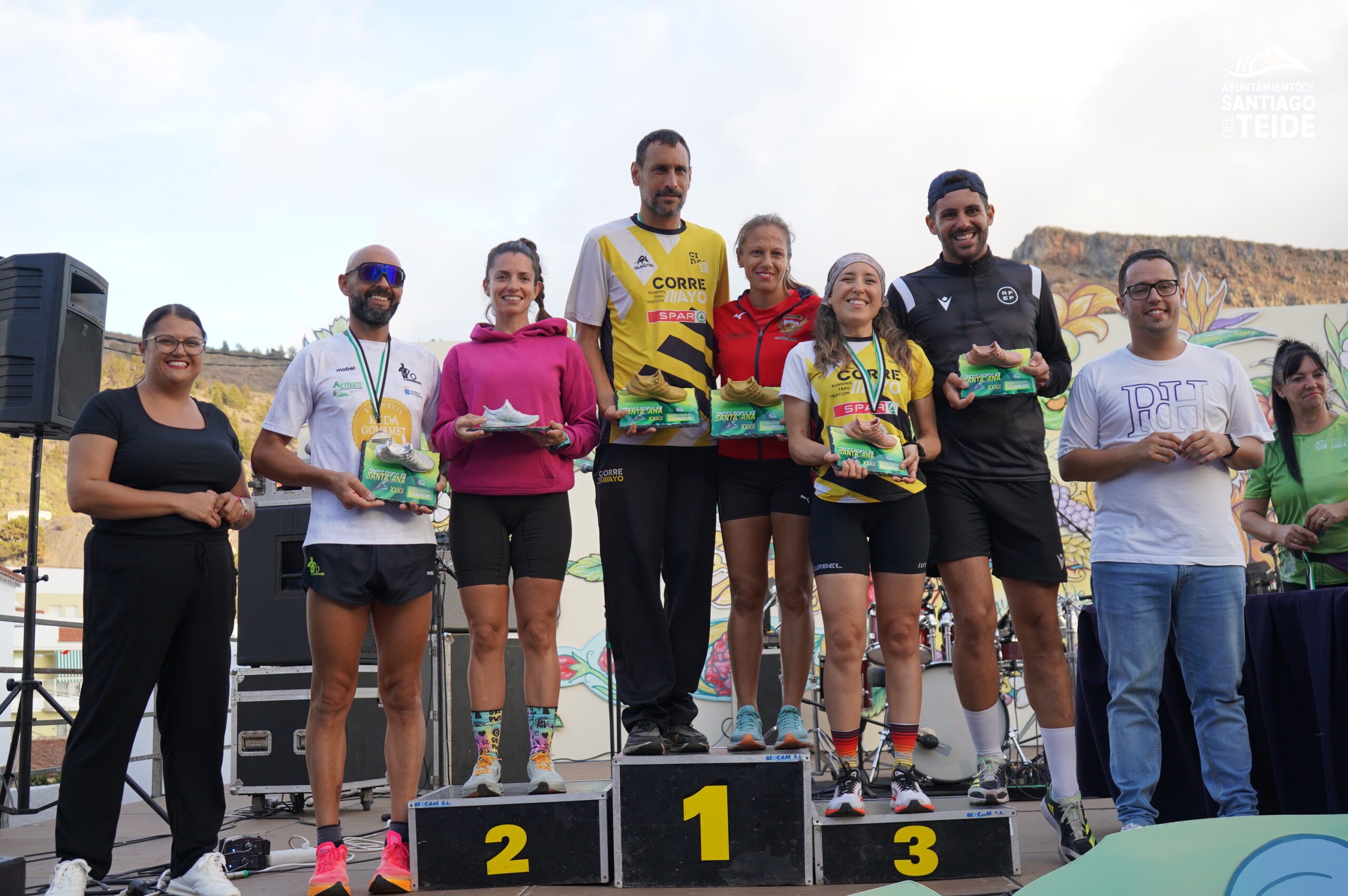 Ayoze Pérez y Ana Boullon ganadores absolutos de la XXXII edición del Cross Popular Santa Ana de Tamaimo