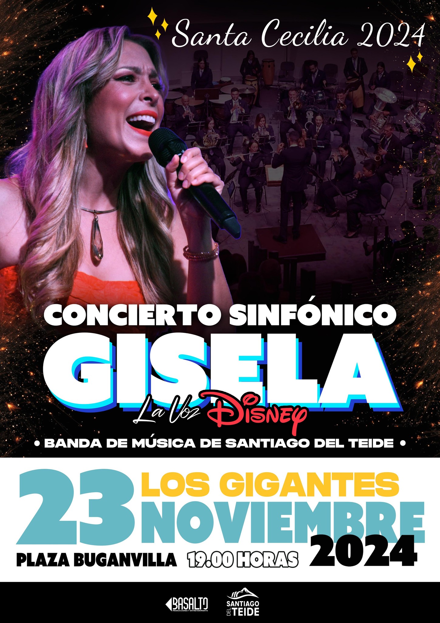 Santiago del Teide celebra el Día de Santa Cecilia con la Banda Municipal y la cantante Gisela