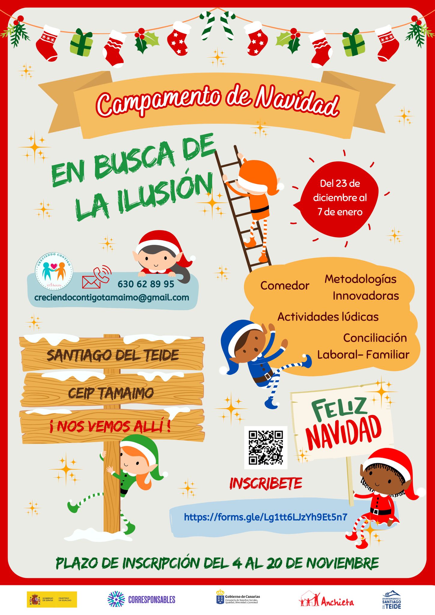 El ayuntamiento organiza un campamento gratuito de Navidad para niños del municipio