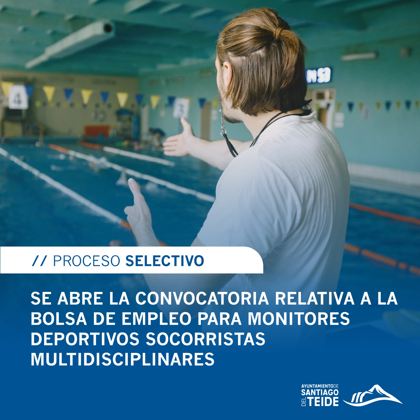 El ayuntamiento convoca una bolsa de empleo de monitores deportivos socorristas multidisciplinares