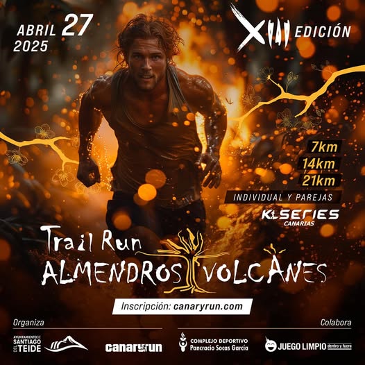Más de 600 atletas participarán este domingo en la XIII edición del Trail Run Almendros y Volcanes