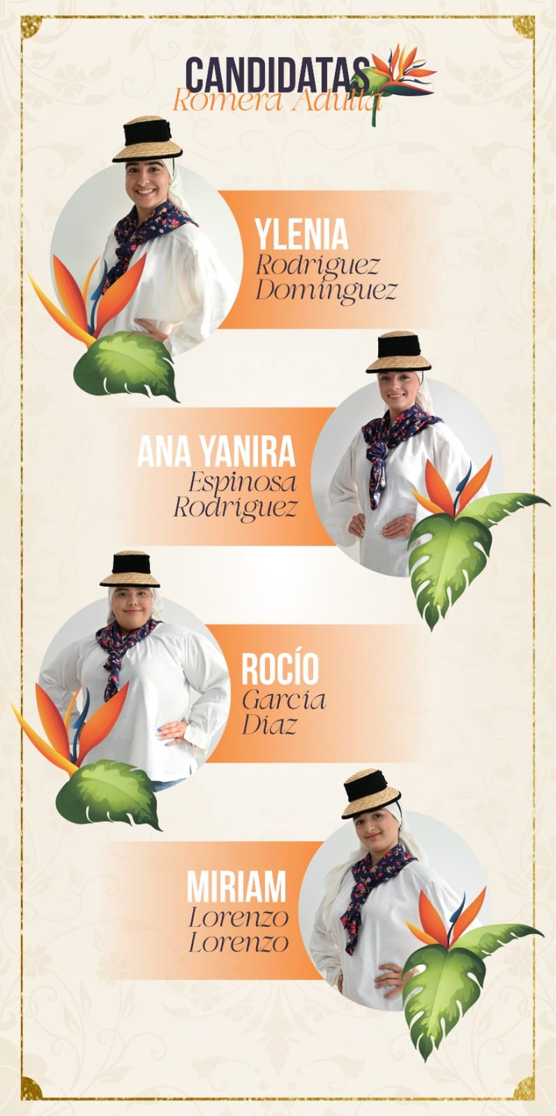 Santiago del Teide elige este viernes a sus Romeras Adulta e Infantil