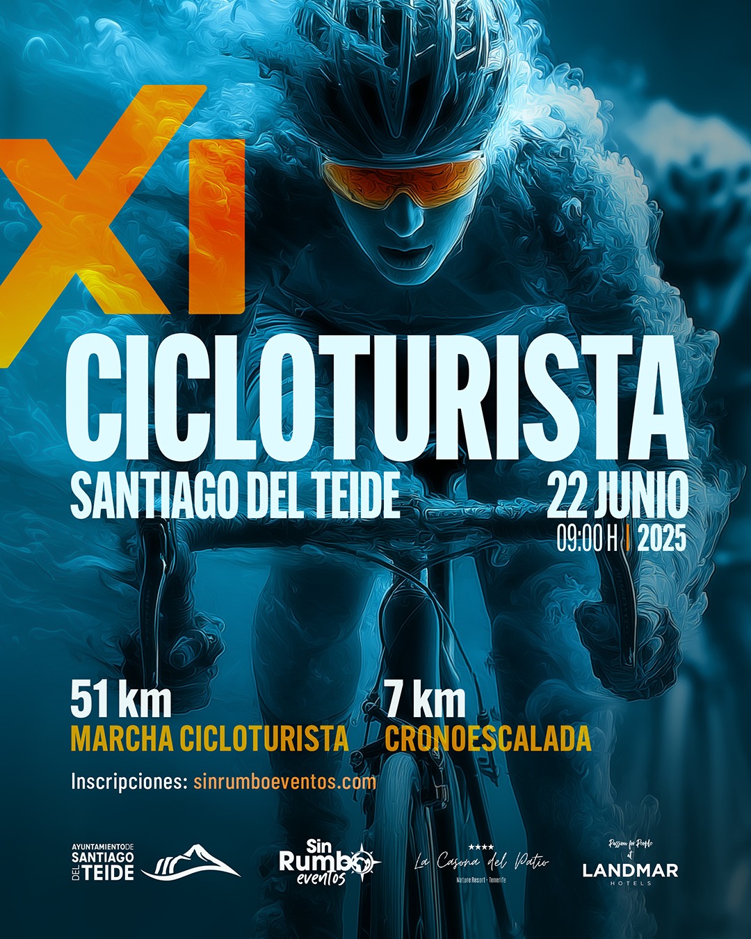 Se abren las inscripciones para participar en la XI edición de la Cicloturista de Santiago del Teide