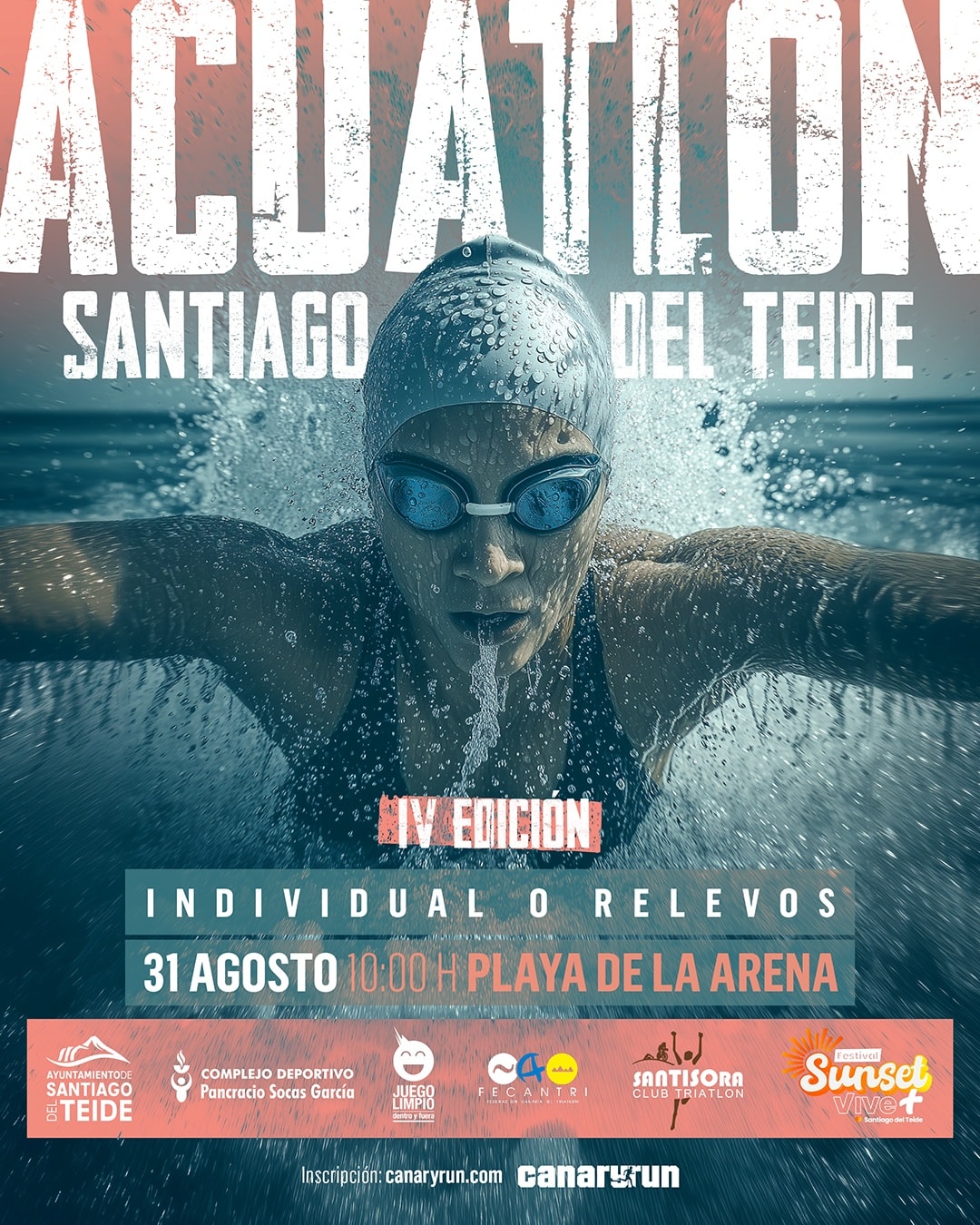 Se abren las inscripciones para participar en la IV edición del Acuatlón Santiago del Teide