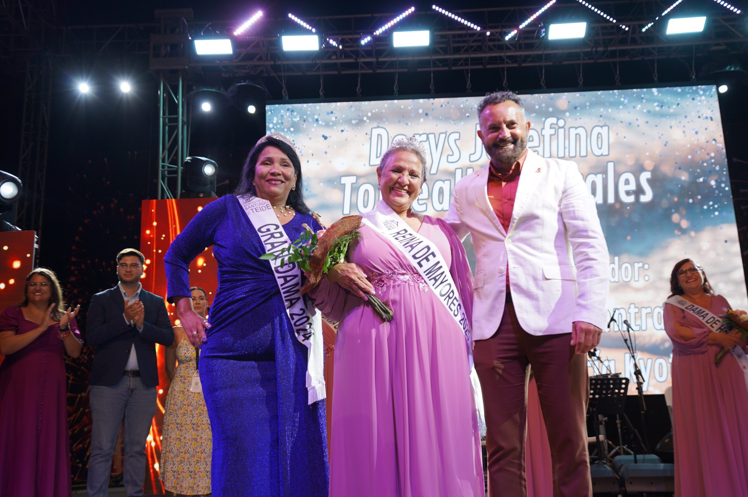 Doris Josefina Torrealba Morales, nueva Reina Mayor de las Fiestas en Honor a la Virgen del Carmen 2025 de Puerto de Santiago